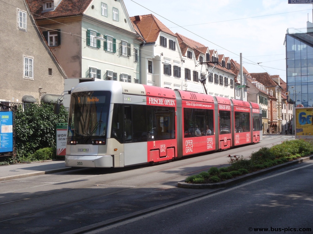 Schloßbergbahn -- Linie 5 -- Graz Linien 203