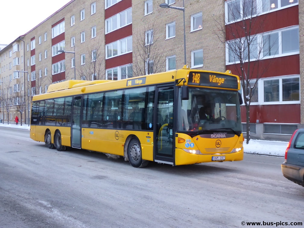 Uppsala C -- linje 848 -- Nobina (UL) 7532