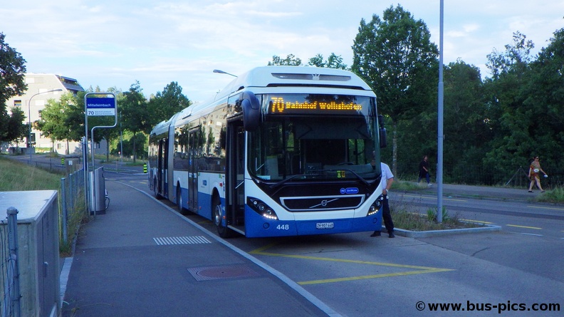 Mittelleimbach -- Linie 70 -- VBZ 448