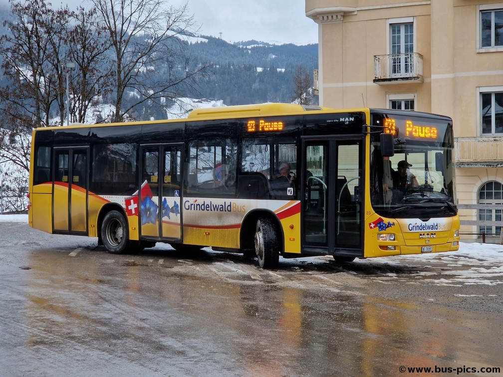Grindelwald, Bahnhof -- Linie 123 -- Grindelwald Bus 23