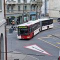 Fribourg, place de la gare -- ligne 336 -- TPF 154