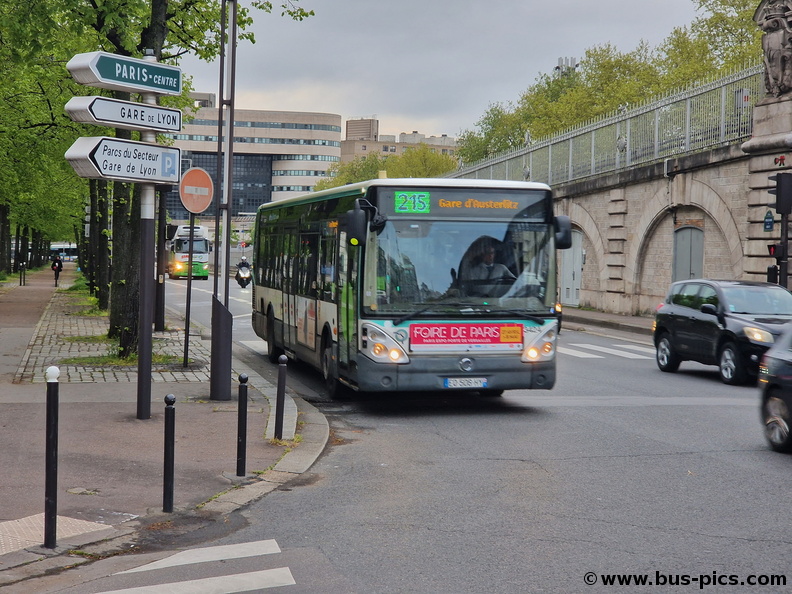 Bercy Aréna -- ligne 215 -- RATP 3424