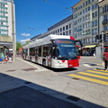 Fribourg, place de la gare -- ligne 2 -- TPF 6604