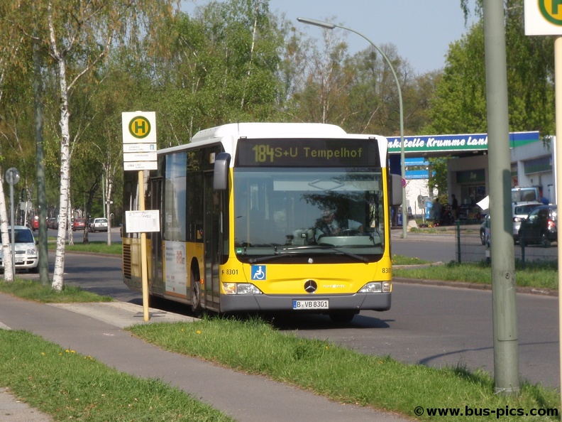 U Krumme Lanke -- Linie 184 -- BVG 8301