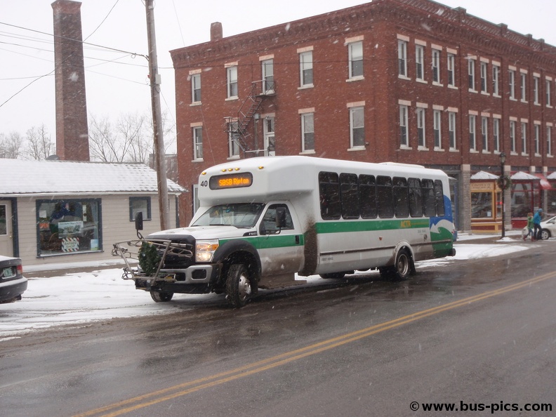 Merchant's Row -- Snow Bowl Shuttle Bus -- ACTR 40