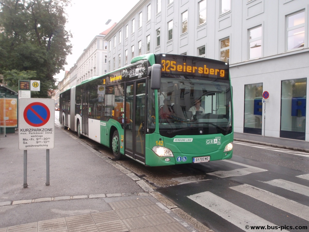 Wielandgasse -- Linie 32 -- Graz Linien 142