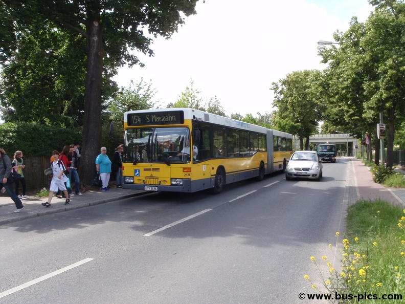 S Blankenburg Linie 156 Bvg 2626 Bus Pictures
