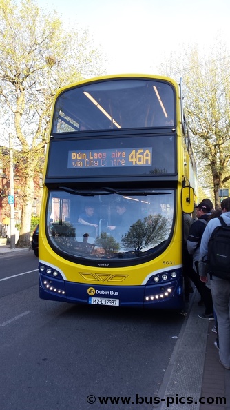 Phoenix Park Gate Route 46A Dublin Bus SG31 Bus Pictures
