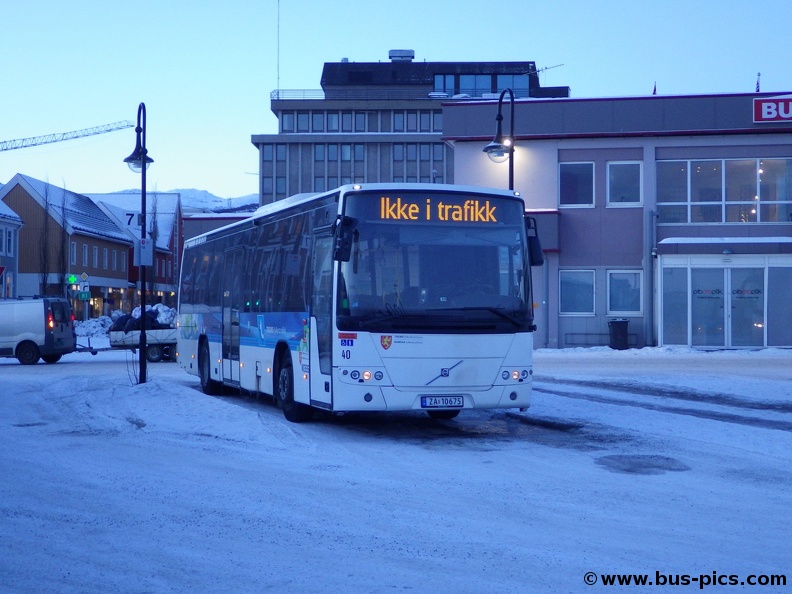 Harstad Bussterminal -- Ikke i trafikk -- Boreal Transport 40 / Troms fylkestrafikk N1335