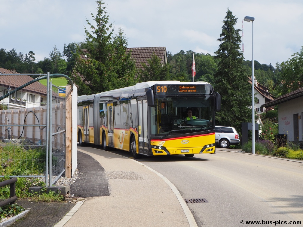 Ringlikon, Dorf -- Bahnersatz S10 -- Rolf Stutz (PostAuto) 406
